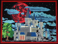 Embroidery Art: Draculas Castle