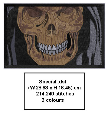 Special Skull Embroidery